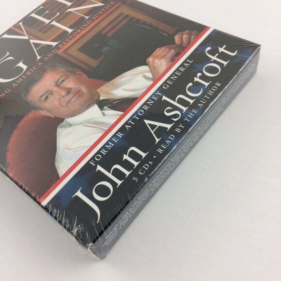 John Ashcroft Audiobook CD Never Again US Attorney General 9/11 American History - Picture 6 of 9